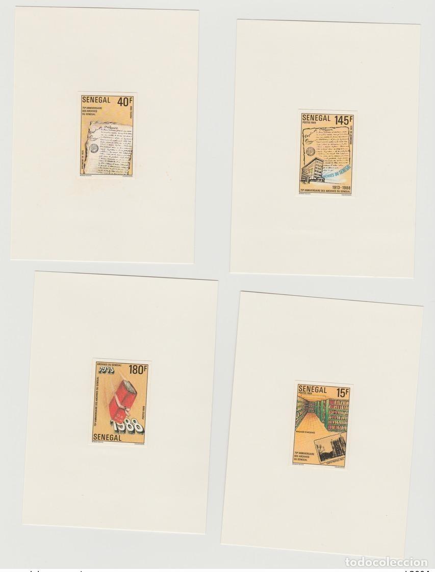 Selos: Senegal 1989 Mi. 1031 - 1034 Libro de archivos aniversario a prueba lujo