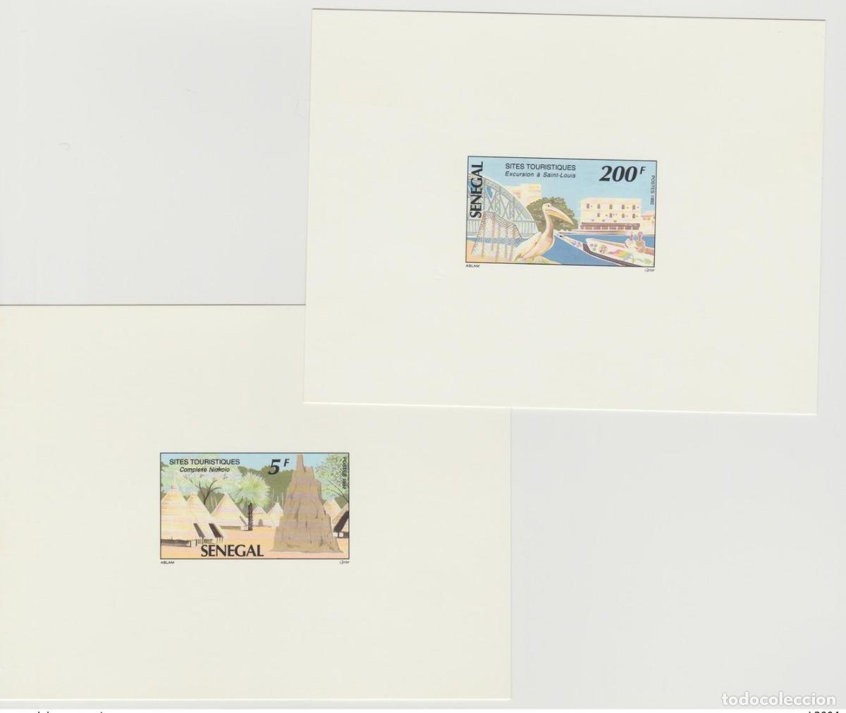 Selos: Senegal 1992 Mi. 1191/1194 Evento de lujo Lugares tur&iacute;sticos Aves y fauna
