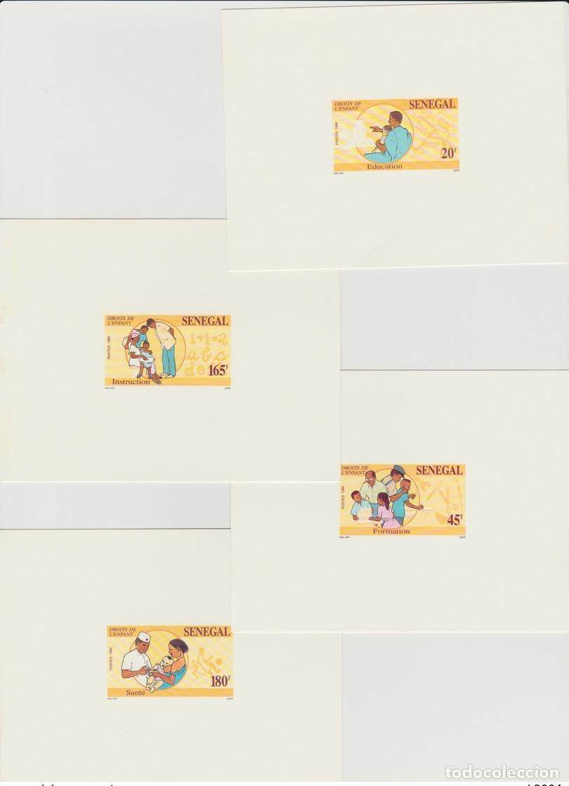 Selos: Senegal 1992 Mi. 1203 - 1206 Evento de lujo Derechos del ni&ntilde;o