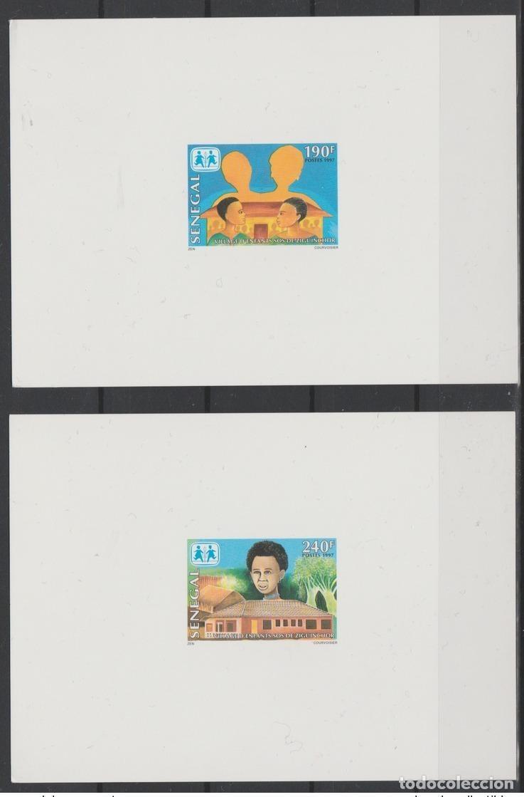 Selos: Senegal 1997/1998 Mi. 1529 - 1530 Aldea infantil SOS a prueba de lujo