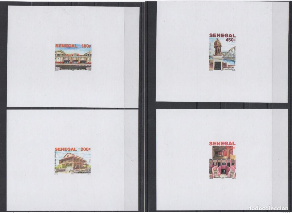 Sellos: Senegal 2016 Mi. 2239 - 2242 Evento de lujo Les Villes Dakar Saint-Louis Gare