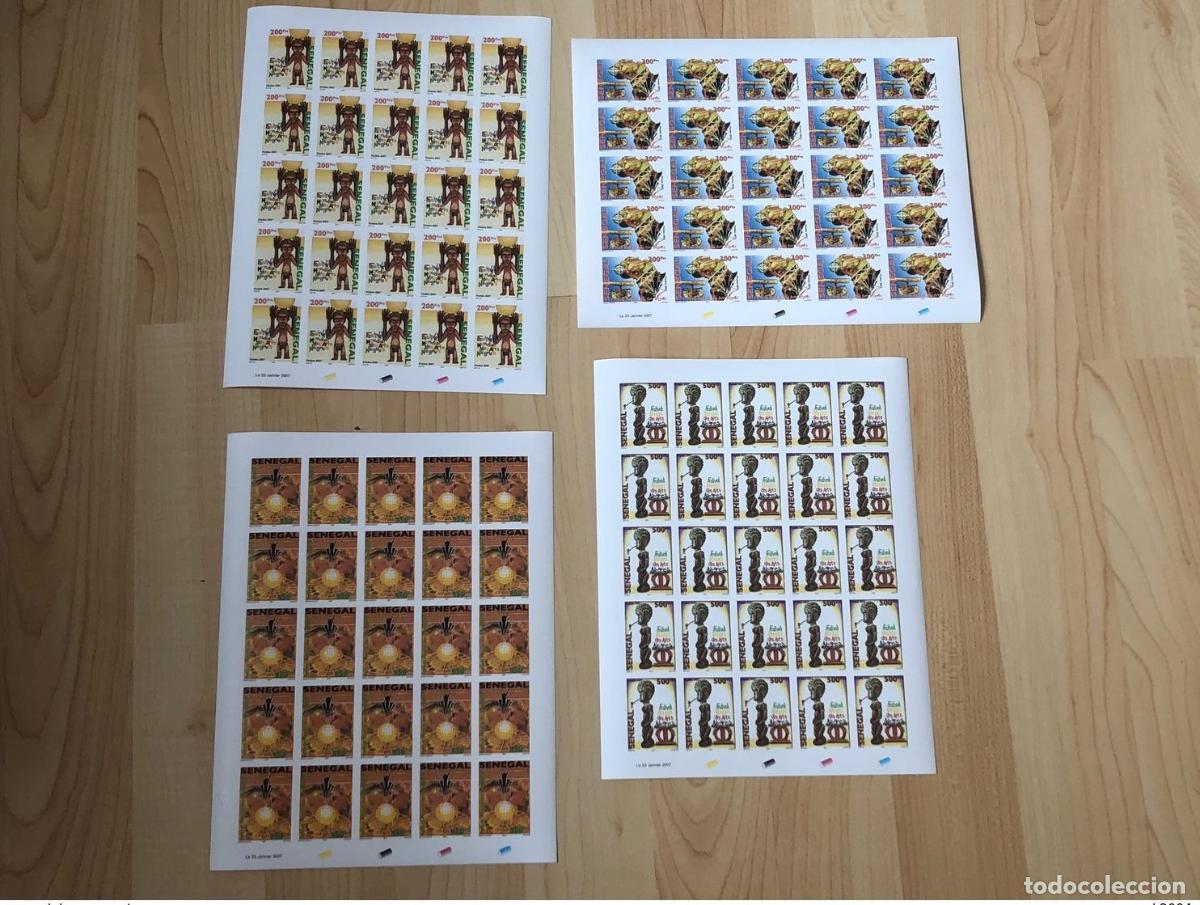 Stamps: Senegal 2007/2010 FESTIVAL MUNDIAL DE ARTES NEGRAS PLANCHES ND