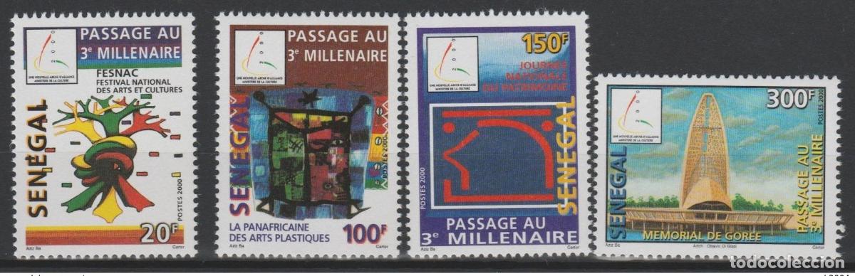 Timbres: Senegal 2001 Mi. 1920 - 1923 FESNAC Pasaje al tercer milenio III