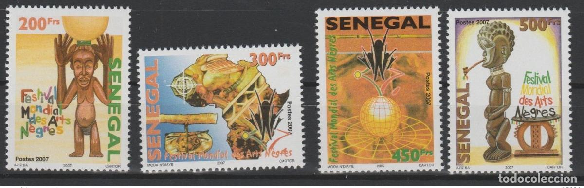 Timbres: Senegal 2007/2010 Mi. 2176 - 2179 Festival Mundial de Artes Negras FESMAN Art