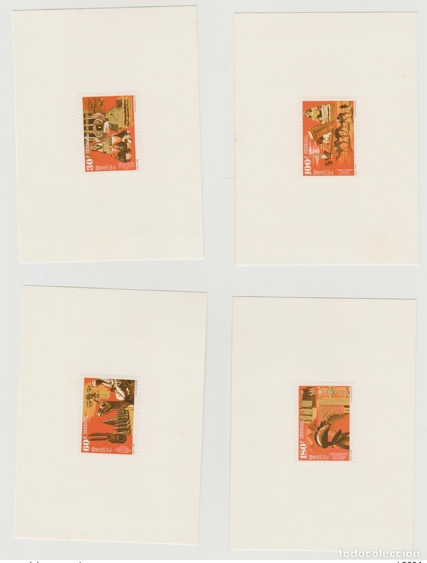 Sellos: Senegal 1991 Mi. 1120 - 1123 FESPAC Chameau Sphinx Art a prueba de lujo