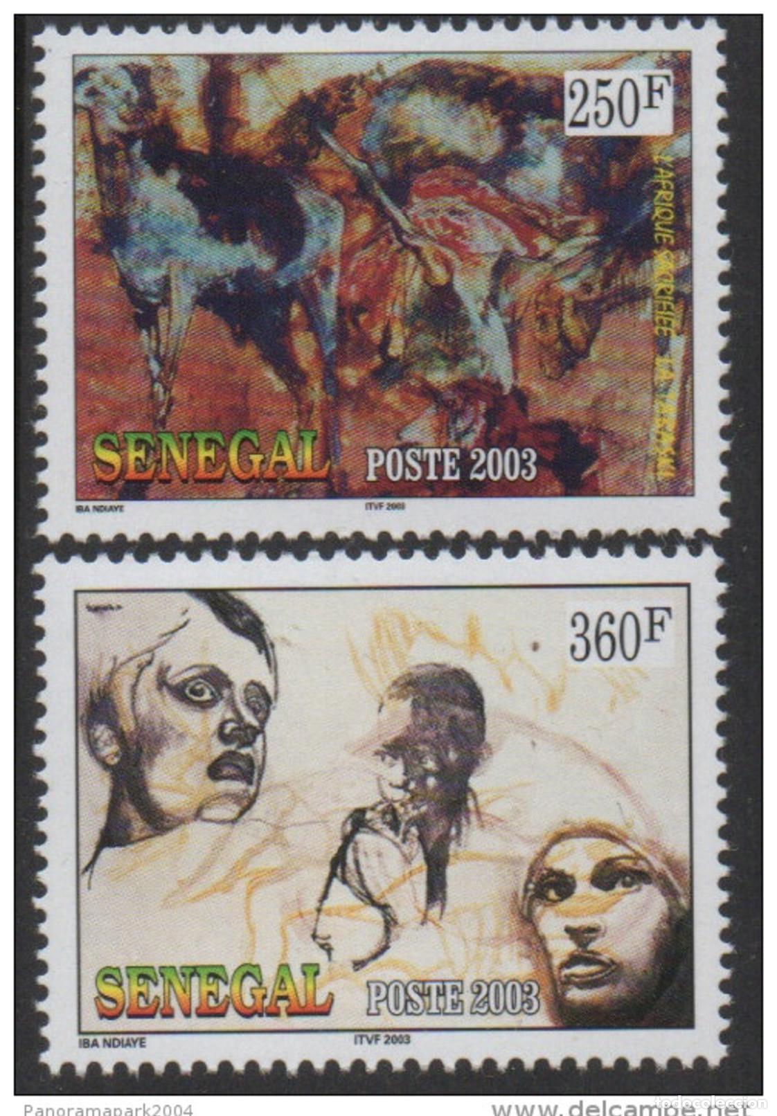 Sellos: Senegal 2003 &Aacute;frica sacrific&oacute; La Tabaski Rituel Tradition 2 val. UN MES RARO