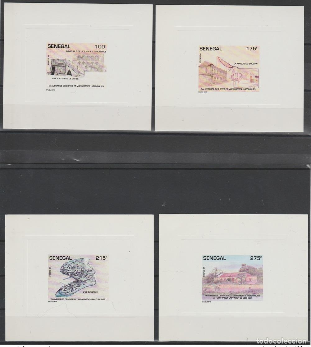 Timbres: Senegal 1994/1995 Mi. 1298 - 1301 Evento de lujo que protege sitios y monumentos