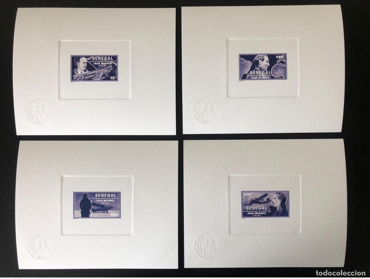 Timbres: Senegal 1991/1993 Artist Proof Mi. A-D1252 Jean Mermoz Avion