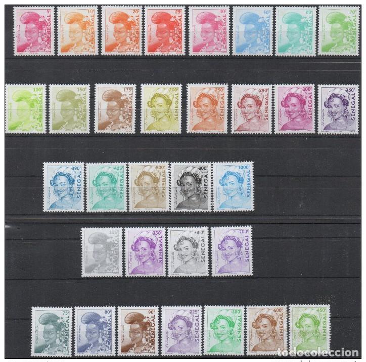 Sellos: Senegal 2002/2005 Mi. 1958/1979 2038/1979 2038/2041 2070/2075 Peulh & La Linguere RARE