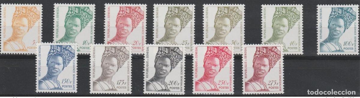Sellos: Senegal 1995 Mi. 1361 - 1372 Senegalese Elegance Serie actual rara