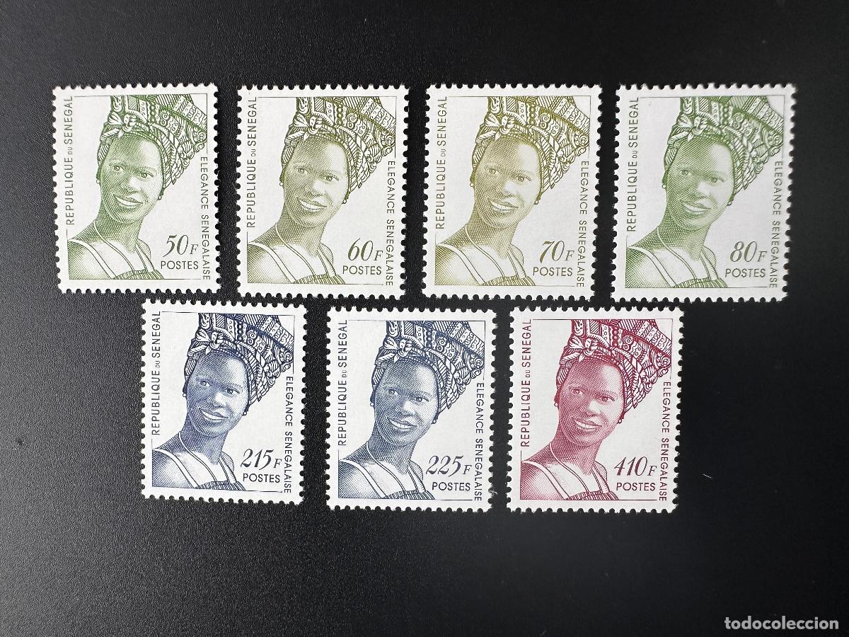 Sellos: Senegal 1996 Mi. 1427 - 1434 Elegance Senegalaise Freimarken Serie Rare Current