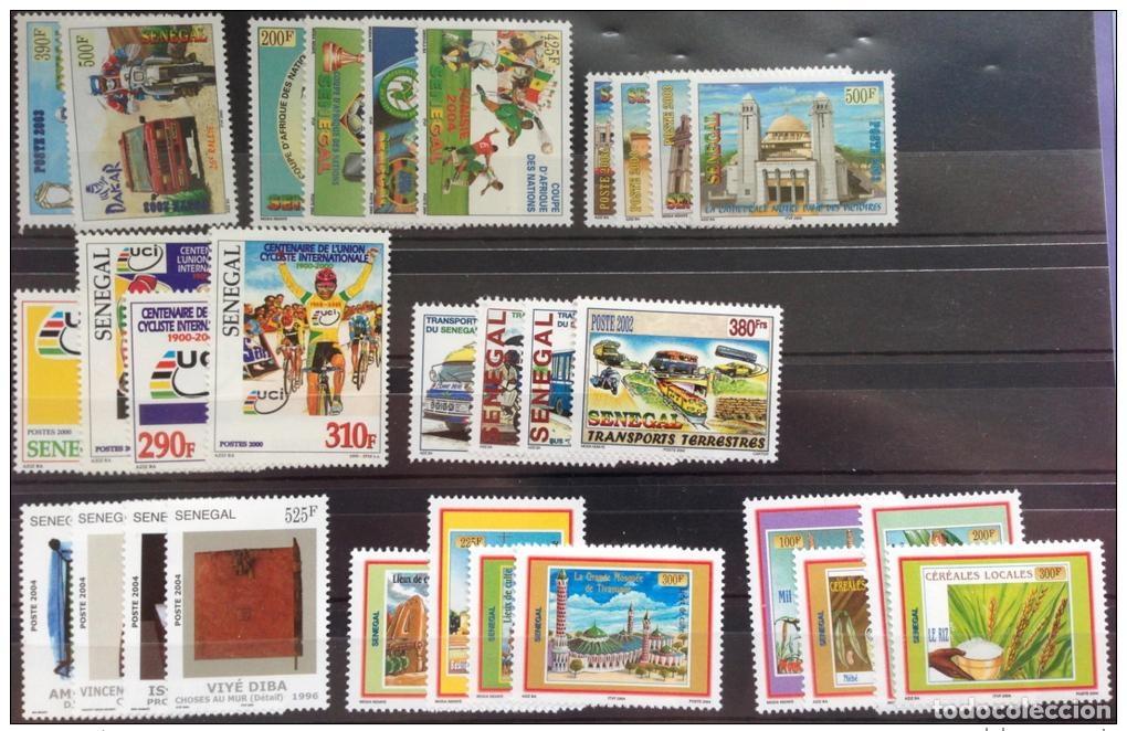 Sellos: Rally de trenes CAN Soccer Transports Senegal 2004 mediados 2032 - 2063