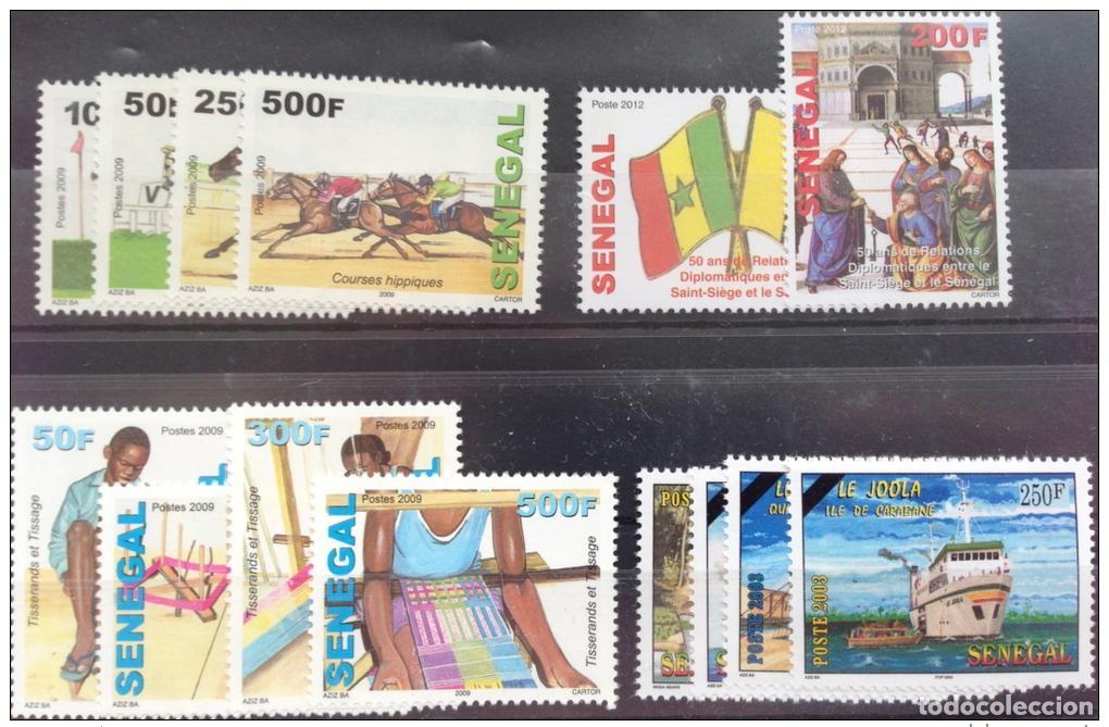 Sellos: Senegal 2012 A&ntilde;o completo Mi. 2192 - 2205 Joola Horses Hair Vatican