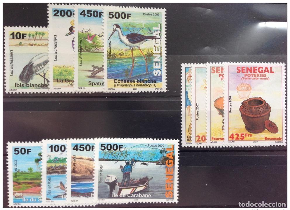 Sellos: Senegal 2011 A&ntilde;o completo Mi. 2180 - 2191 Echassiers Poteries Iles Ilots