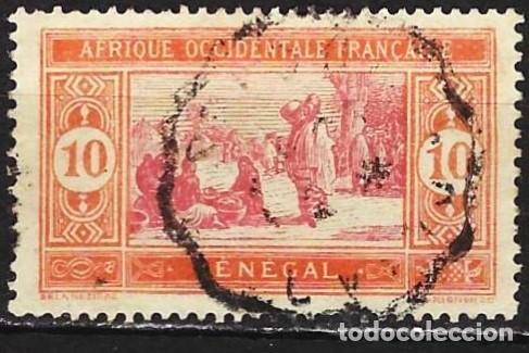 Sellos: Senegal 1914 - Mi 57 - YT 57 - Mercado ind&iacute;gena