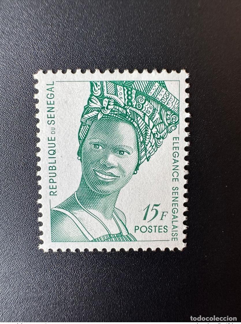 Sellos: Senegal 1996 Mi. 1426 15F Serie actual in&eacute;dita Senegalese Elegance Rare
