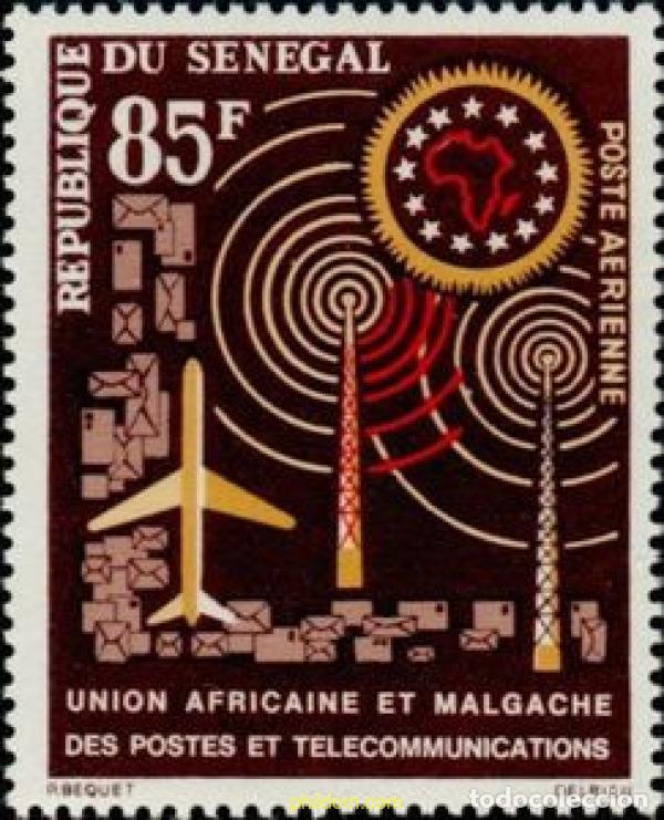 Sellos: 796160 MNH SENEGAL 1963 CONMEMORAR A LA UNI&oacute;N AFRICANA Y MALGACHE DE CORREOS Y TELECOMUNICACIONES