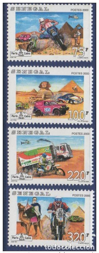 Sellos: Senegal 2001 22&ordm; Rally de Motocross Par&iacute;s-Dakar-El Cairo mediados 1912 - 1915 RARE MNH
