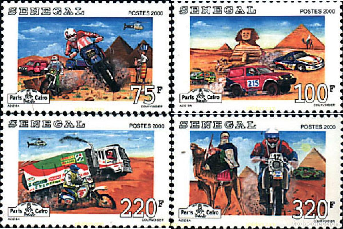 Sellos: 92539 MNH SENEGAL 2001 22 RALLY PARIS-DAKAR