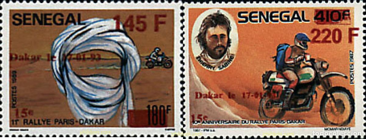 Selos: 43384 MNH SENEGAL 1993 15 RALLY PARIS-DAKAR.