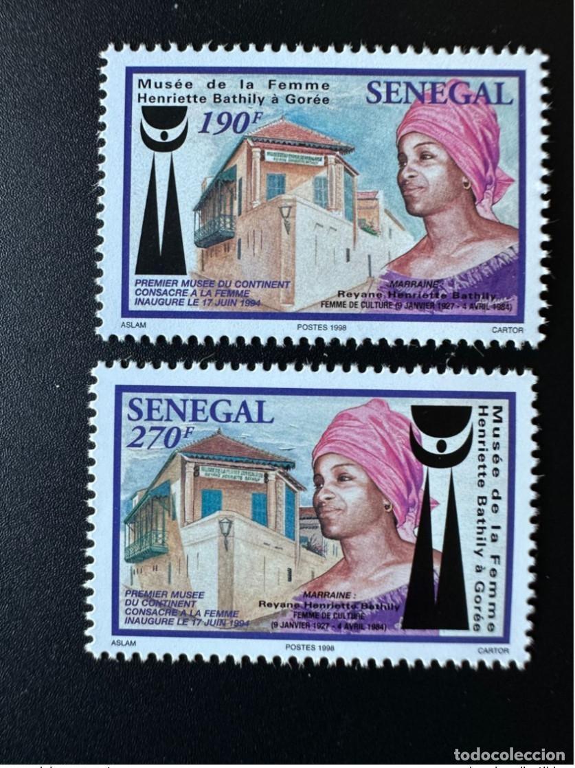 Sellos: Senegal 1998 Mi. 1557 - 1558 Museo de la Mujer Henriette Bathily Gor&eacute;e