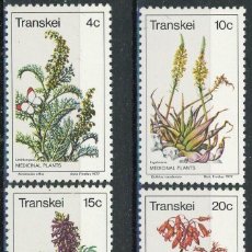 Sellos: TRANSKEI 1977 IVERT 24/7 *** FLORA - PLANTAS MEDICINALES