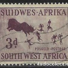 Sellos: AFRICA SUDOCCIDENTAL /SWA 1954 - PINTURAS RUPESTRES, 3P - USADO