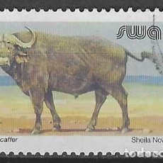 Sellos: AFRICA SUDOCCIDENTAL /SWA 1985 - FAUNA SALVAJE, BÚFALO CAFRE - USADO