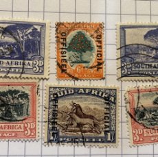 Sellos: LOTE DE SELLOS VARIADOS SUDÁFRICA 1920-1930 6 UNIDADES