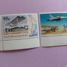 Sellos: 48 AFRICA DEL SUR / RSA 1995 / EJERCITO DEL AIRE +1 VUELO TRANSAFRICANO / YVERT 867 + 868 MNH