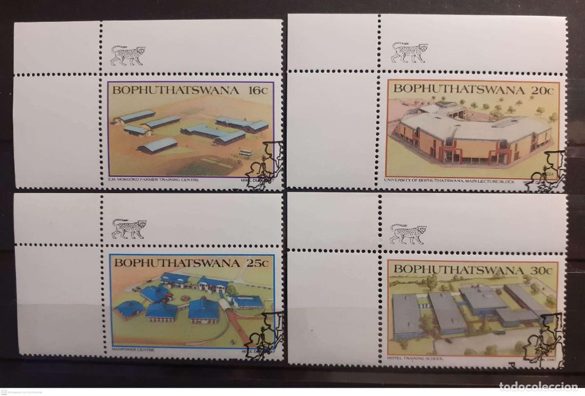 Sellos: BOPHUTHATSWANA (REP. SUDAFRICANA) n&ordm; 190/193&ordm; Centros de ense&ntilde;anza t&eacute;cnica. Serie completa