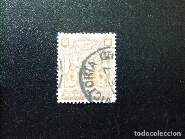 Sellos: 48 AFRIQUE DU SUD COMPAGNIE BRITANNIQUE 1898 1908 / ESCUDO de ARMAS / YVERT 59 FU