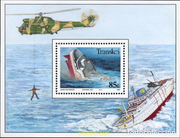 Sellos: 365936 MNH TRANSKEI 1994 NAUFRAGIOS