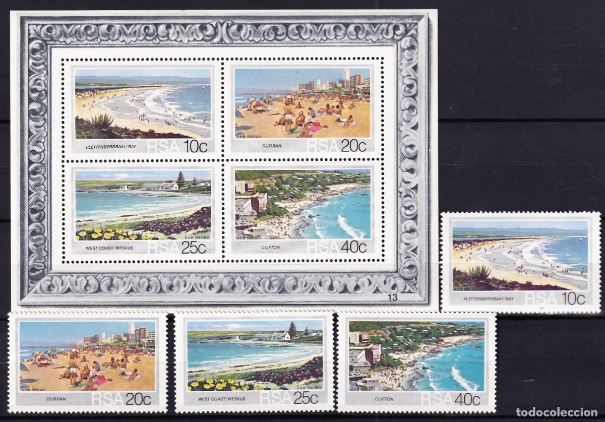 Sellos: Sud&aacute;frica, 1983 Y&T. 543 / 546, HB. 15 /**/