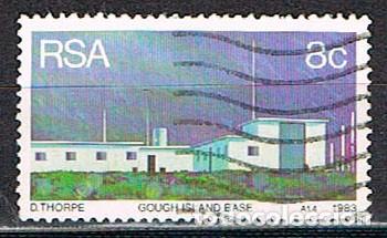Timbres: SUDAFRICA IVERT N&ordm; 531 ESTA ISLANDCION METEOROLOGICA DE GOUGH ISLAND, USADO