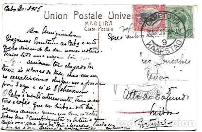 Sellos: Sud&aacute;frica y Marcofilia, Madeira, Bah&iacute;a de Funchal, Ciudad del Cabo a Lisboa 1926 (4089)
