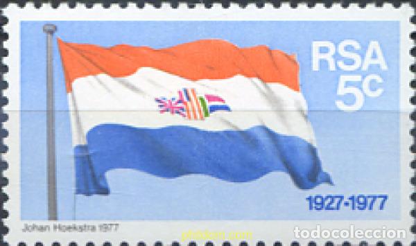 Sellos: 281515 MNH SUDAFRICA 1977 CINCUENTENARIO DE LA BANDERA NACIONAL