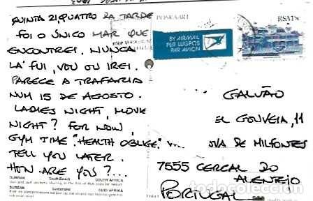 Sellos: Sud&aacute;frica y Durban, Playa Sur, Johannesburgo a Cercal do Alentejo Portugal 1983 (99979)
