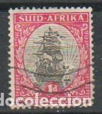 Sellos: Sudafrica Ivert n&ordm; 17 (a&ntilde;o 1926), El barco de Van Riebeeck, asiento de colonos neerlandeses, usado