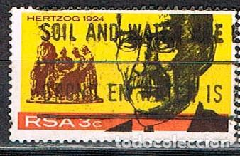 Sellos: SUDAFRICA IVERT N&ordm; 314, Inauguraci&oacute;n al monumento al general Hertzog en Bloemfontein., USADO