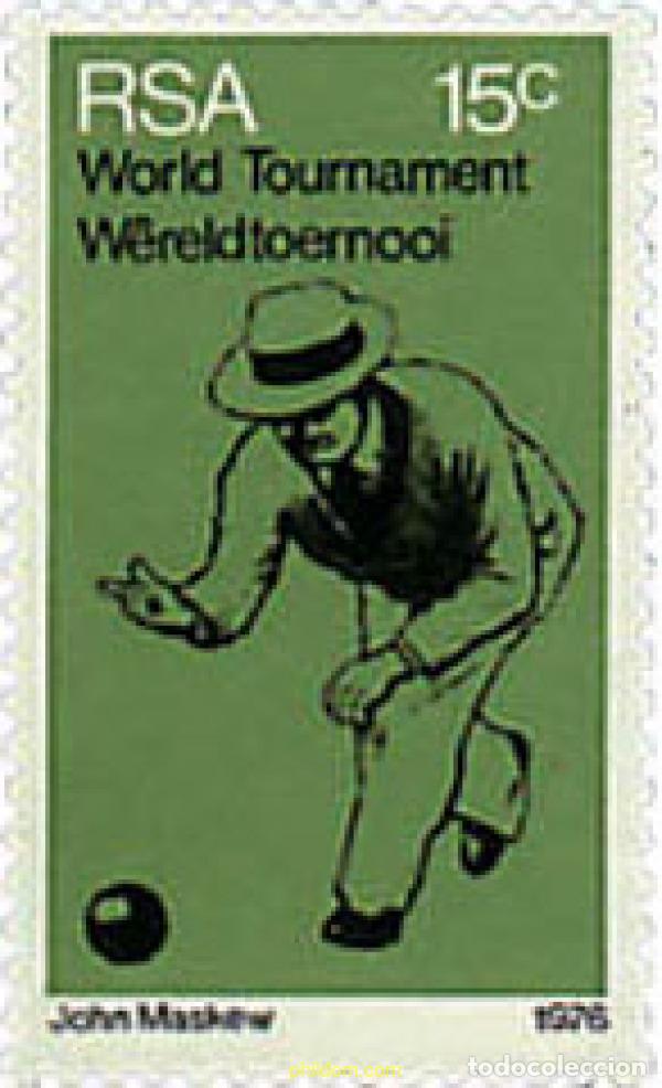 Sellos: 27720 MNH SUDAFRICA 1976 TORNEO MUNDIAL DE BOLOS SOBRE HIERBA