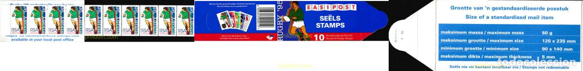 Sellos: 105454 MNH SUDAFRICA 1995 COPA DEL MUNDO DE RUGBY