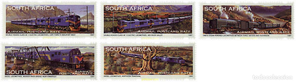 Sellos: 60802 MNH SUDAFRICA 1997 INAUGURACION DEL TREN AZUL