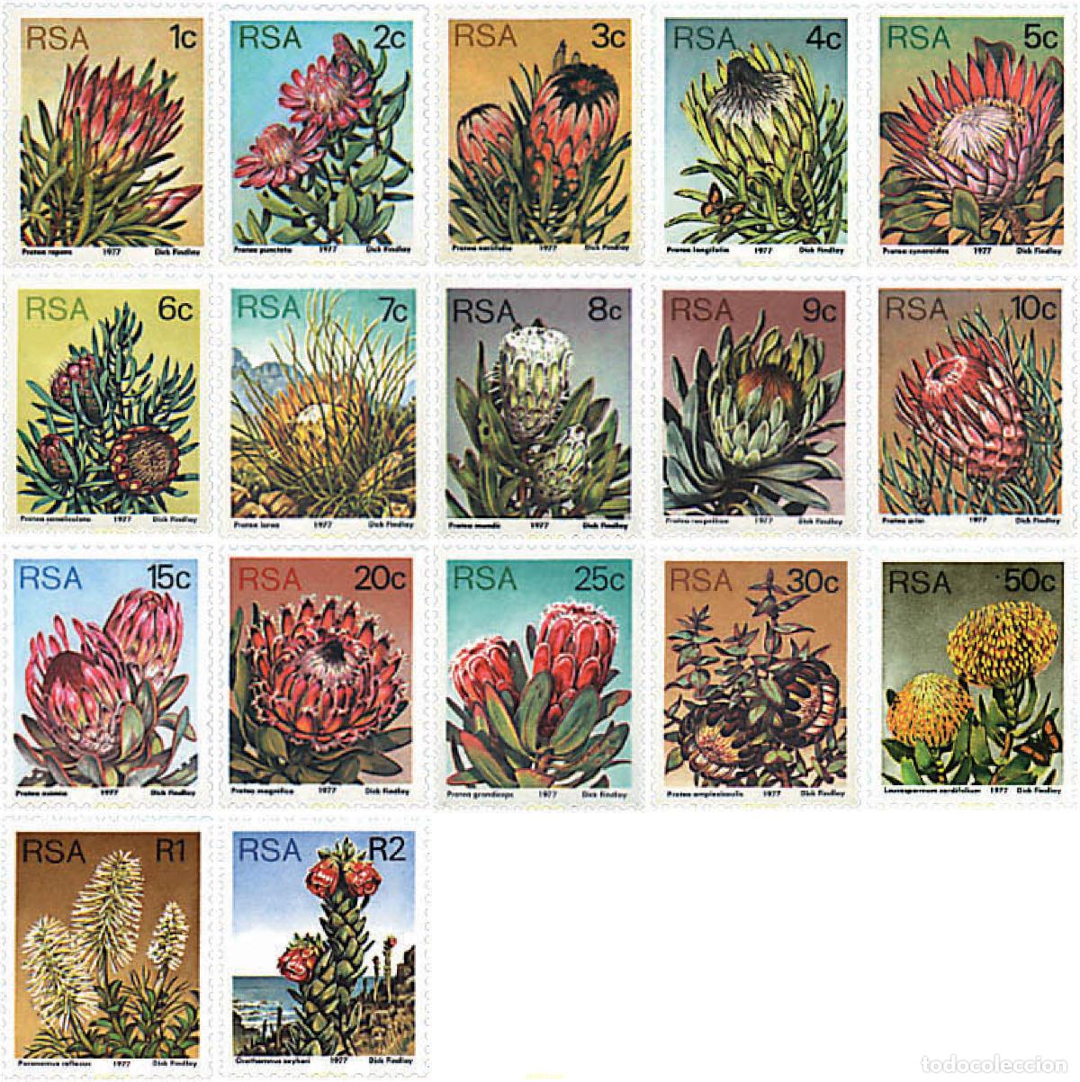 Sellos: 78841 MNH SUDAFRICA 1977 FLORES
