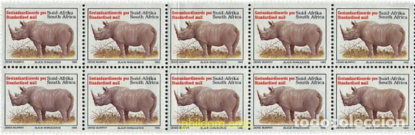 Sellos: 158486 MNH SUDAFRICA 1993 FAUNA AUTOCTONA