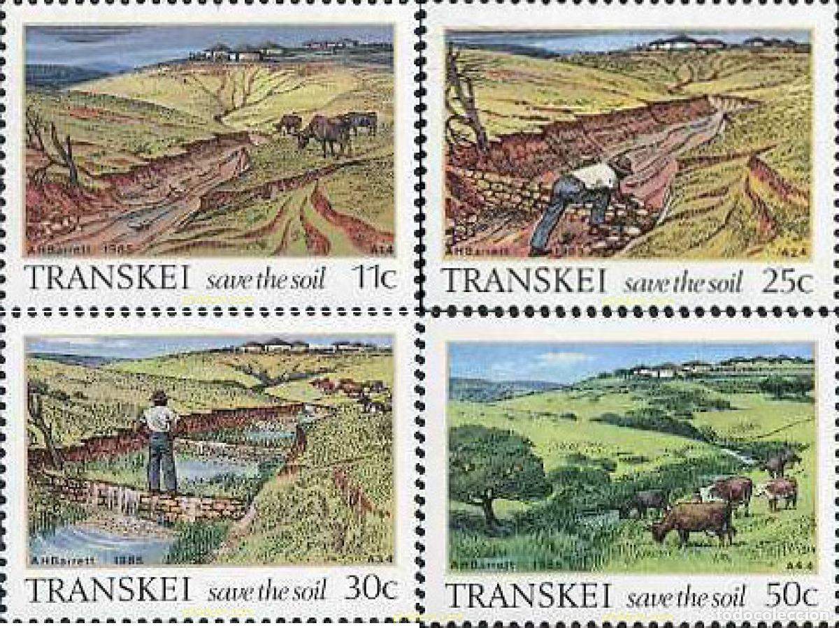 Sellos: 28858 MNH TRANSKEI 1985 CONSERVACION DEL SUELO