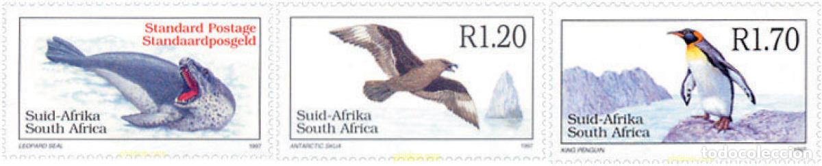 Sellos: 78713 MNH SUDAFRICA 1997 FAUNA ANTARTICA
