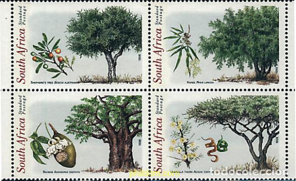 Sellos: 4608 MNH SUDAFRICA 1998 ARBOLES DE SUDAFRICA