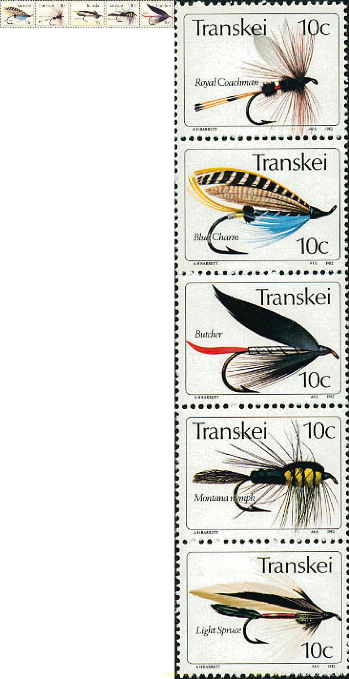 Sellos: 121435 MNH TRANSKEI 1982 ANZUELOS PARA PESCA.