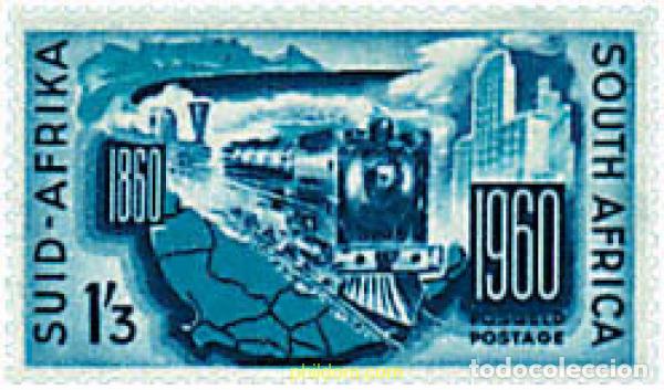 Stamps: 56362 MNH SUDAFRICA 1960 CENTENARIO DEL FERROCARRIL